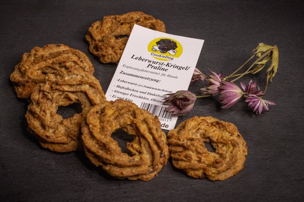 Der CookieDog Hundekeks Leberwurst-Princess-Kringel (100 g)